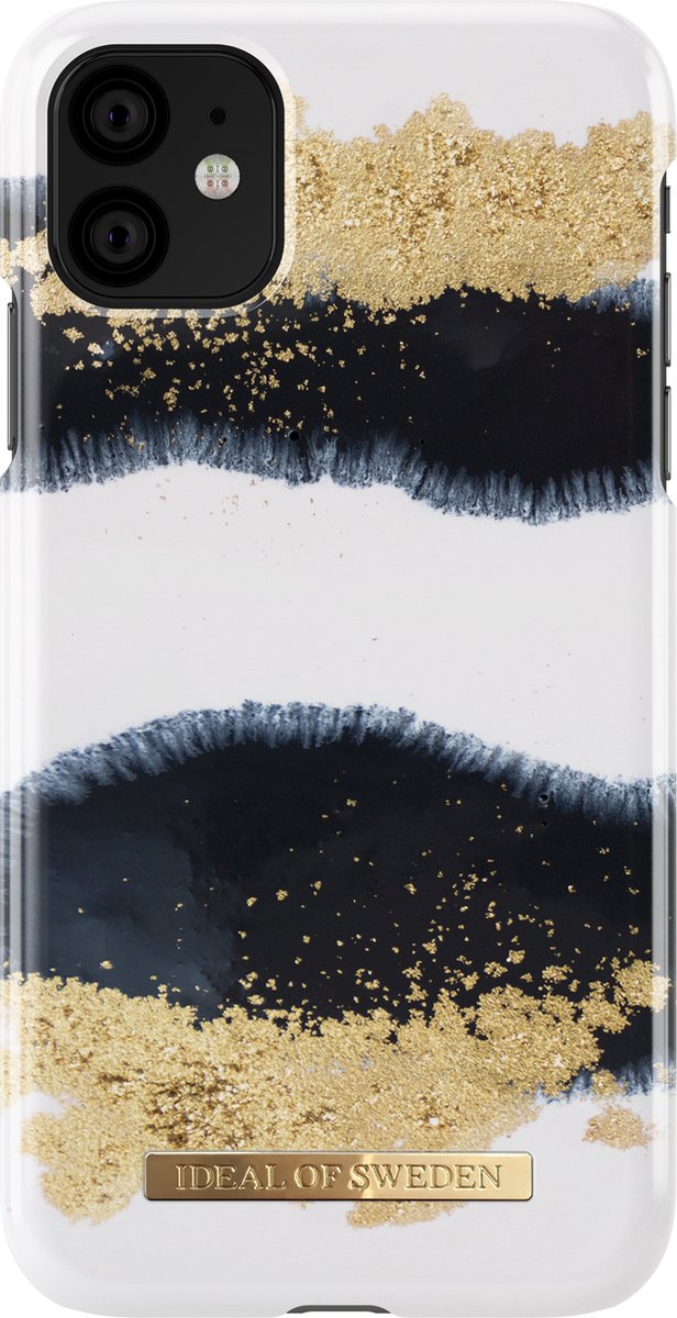 iDeal of Sweden - iPhone 11 Hoesje - Fashion Back Case Gleaming Licorice