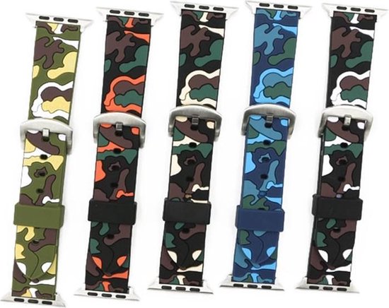 bracelet watchbands-shop.nl - Apple Watch Series 1/2/3/4 (38 & 40mm) - Bleu