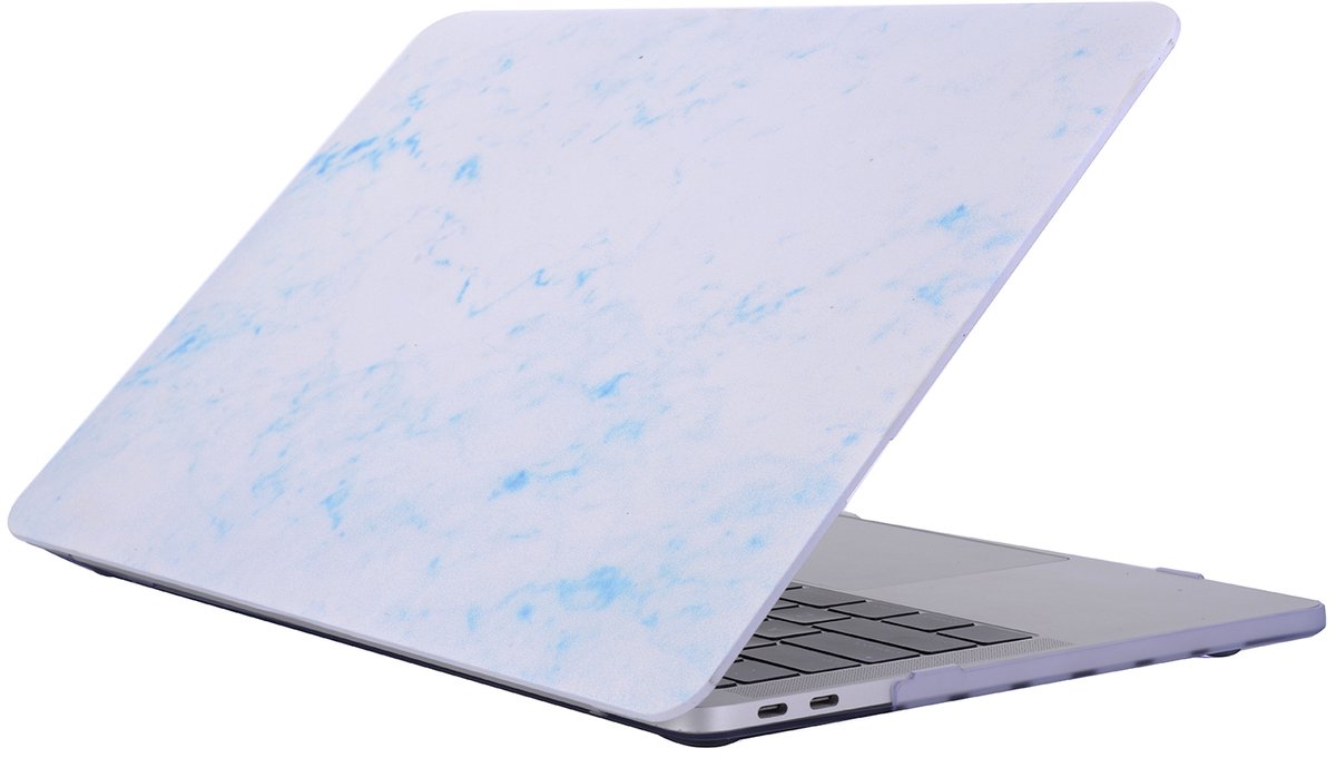 Mobigear Laptophoes geschikt voor Apple MacBook Pro 15 Inch (2016-2019) Hoes Hardshell Laptopcover MacBook Case | Mobigear Marble - Model 34 - Model A1707 / A1990
