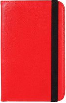 Universele 7 inch tablet hoes 360 graden draaibaar rood