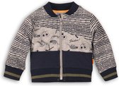 Dirkje vest go get them tiger grey melee + stripe + navy