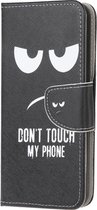 Book Case - Geschikt voor Samsung Galaxy A71 Hoesje - Don't Touch