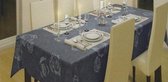 Tafellaken - Tafelkleed - Tafelzeil - Geweven - Opgerold op dunne Rol - Geen Plooien - Duurzaam - Riana Grijs - 140 cm x 200 cm