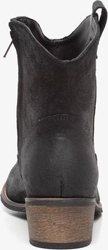 TwoDay leren dames western enkellaarsjes Zwart Maat 39 TwoDay leren dames western enkellaarsjes Zwart Maat 39