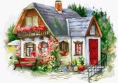 Luca-s borduurpakket Beautiful Country House  om te borduren bu4005