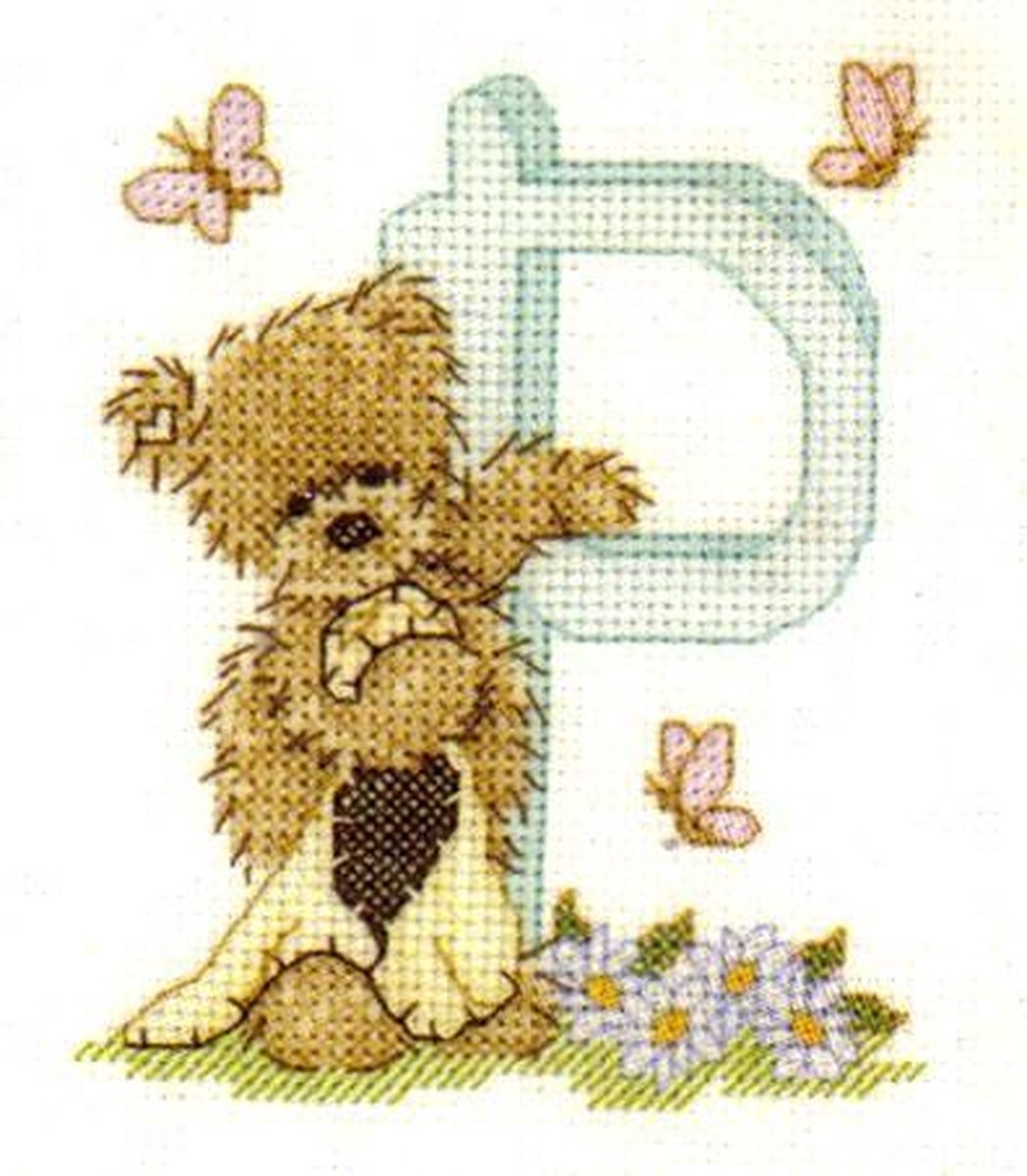 Vervaco borduurpakket - Popcorn: Popcorn's P