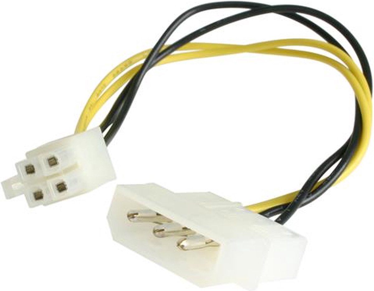 StarTech 15cm LP4 naar P4 voedingskabel adapter