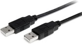 USB-kabel Startech USB2AA2M USB A Zwart