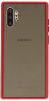 Samsung Galaxy Note 10 Plus Hoesje Hard Case Backcover Telefoonhoesje Rood