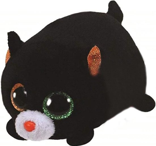 Peluche Ty Beanie chat noir / chat en peluche empilable 10 cm jouets -  Chats animaux... | bol