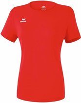 Erima Functioneel Teamsport T-shirt Dames - Shirts  - rood - 36