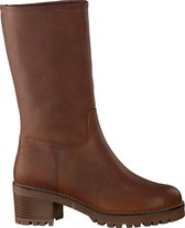 Omoda 8788 Enkelboots -  Enkellaarsjes - Dames - Cognac - Maat 39