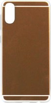 ADEL Siliconen Back Cover Softcase Hoesje Geschikt voor Samsung Galaxy A50(s)/ A30s - Spiegel Beige