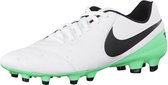 Nike Tiempo Genio II Leather FG Voetbalschoenen - Maat 42 - Mannen - wit/zwart/groen