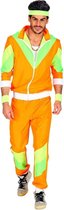 Foute Party Trainingspak Neon Oranje - Maat XL
