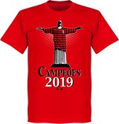 Flamengo 2019 Champions Christ T-Shirt - Rood - XL