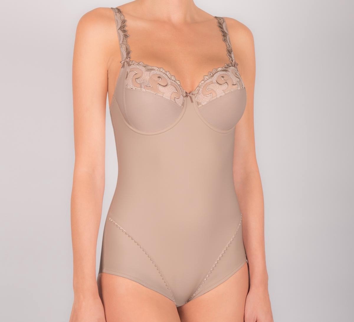 Felina Rhapsody Body met Beugel 0251210 531 light taupe - maat EU 95D / FR 110D