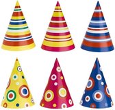 Chapeaux de fête colorés 100 pièces
