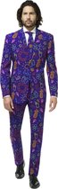 OppoSuits Doodle Dude - Mannen Kostuum - Gekleurd - Feest - Maat 46