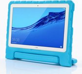 Tablet hoes voor Huawei MediaPad M5 Lite 10.1 - Kinderhoes met handvat - Schokbestendige Kids cover - Licht Blauw