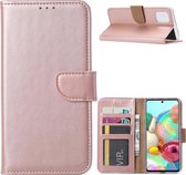 Samsung Galaxy A71 Portemonnee / Boek hoesje - Rose goud