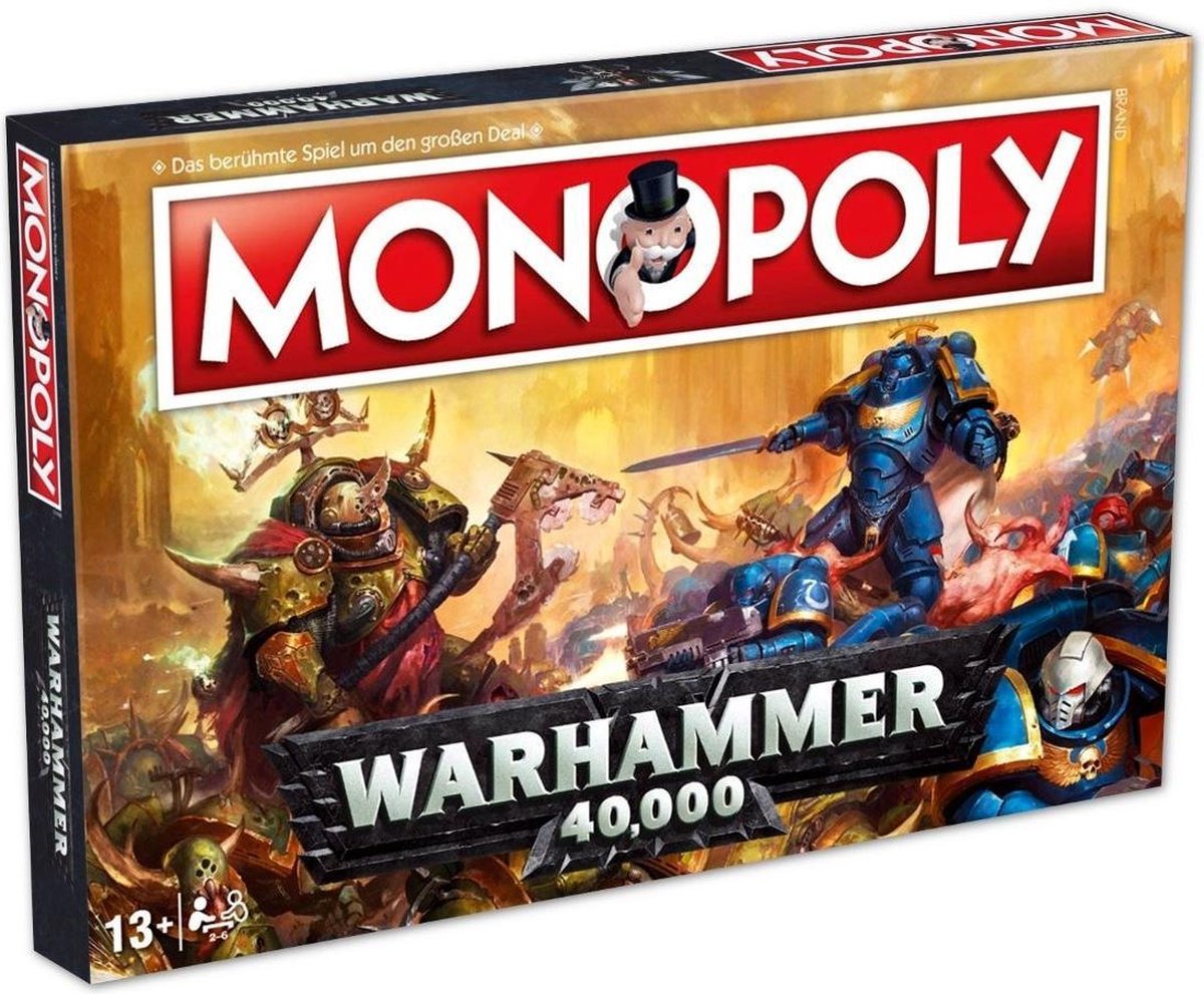 Winning Moves Monopoly Warhammer 40k Engelstalig Bordspel