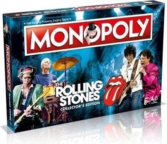 Thumbnail van een extra afbeelding van het spel Monopoly Rolling Stones  - Engelstalig Bordspel