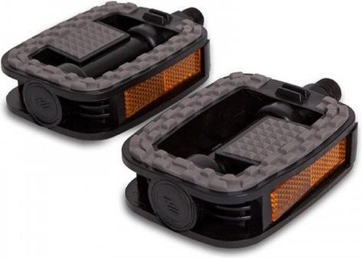 Kgs Platformpedalen Antislip 9/16 Inch Grijs/zwart