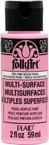 Multi-surface Acrylverf - 2970 Pink Rouge - Folkart - 59 ml