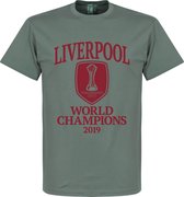 Liverpool World Club Champions 2019 T-shirt - Grijs - L