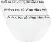Comfortabel & Zijdezacht Bamboo Basics Yara - Bamboe Slips (Multipack 3 stuks) Dames - Onderbroek - Ondergoed - Wit - L