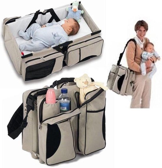 bewonderen dauw Voorbijgaand Decopatent® Baby bed - Luiertas - Reisbedje voor Baby's en Kleuters -  Opvouwbare... | bol.com
