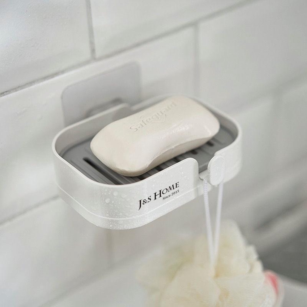 Decopatent® Zeepbakje Douche zeephouder hangend met zuignap