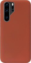ADEL Siliconen Back Cover Softcase Hoesje voor Huawei P30 Pro - Bruin