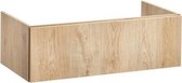 Vtwonen baden Cube wastafel onderkast 90x30cm oak