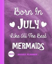 Born In July Like All The Best Mermaids: Diary Weekly Spreads January to December
