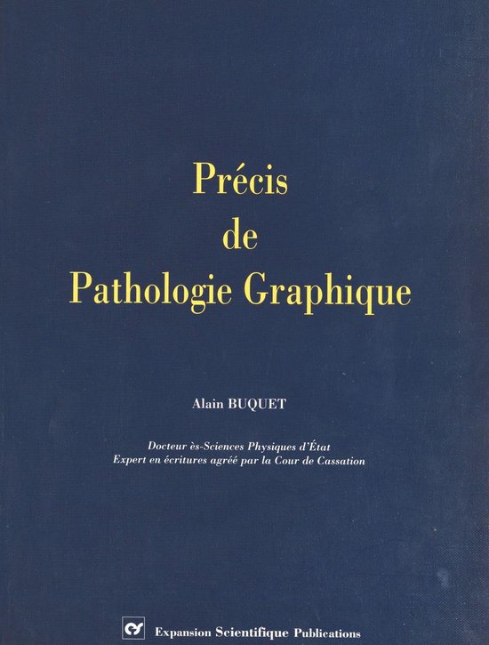 Précis de pathologie graphique - cover