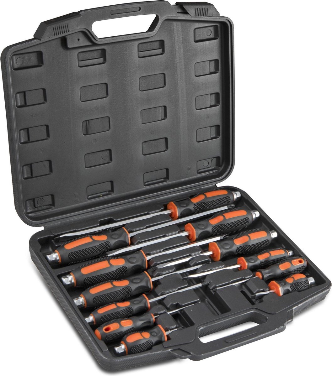 Schroevendraaierset – 12-delig – Travel Bundel – Comfortabele Handgrepen | Centurius