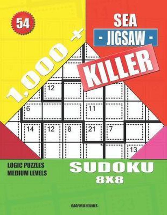 Killer Sudoku- 1,000 + Sea jigsaw killer sudoku 8x8 - cover