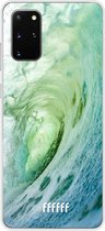 Samsung Galaxy S20+ Hoesje Transparant TPU Case - It's a Wave #ffffff