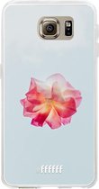 Samsung Galaxy S6 Hoesje Transparant TPU Case - Rouge Floweret #ffffff