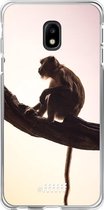 Samsung Galaxy J3 (2017) Hoesje Transparant TPU Case - Macaque #ffffff