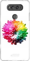 LG V20 Hoesje Transparant TPU Case - Rainbow Pompon #ffffff