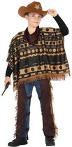 ATOSA - Cowboy kostuum met poncho voor jongens - 152/158 (10-12 jaar) - Kinderkostuums