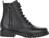 Remonte Dames Veterboot - R6583-01 Zwart - Maat 42