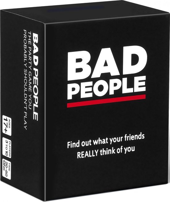 BAD PEOPLE - Le jeu de société pour adultes auquel vous ne devriez