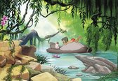 Komar Jungle Book Swimming with Baloo Fotobehang 368x254cm 8-delig