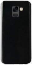 ADEL Siliconen Back Cover Softcase Hoesje Geschikt voor Samsung Galaxy A8 Plus (2018) - Doorzichtig Transparant
