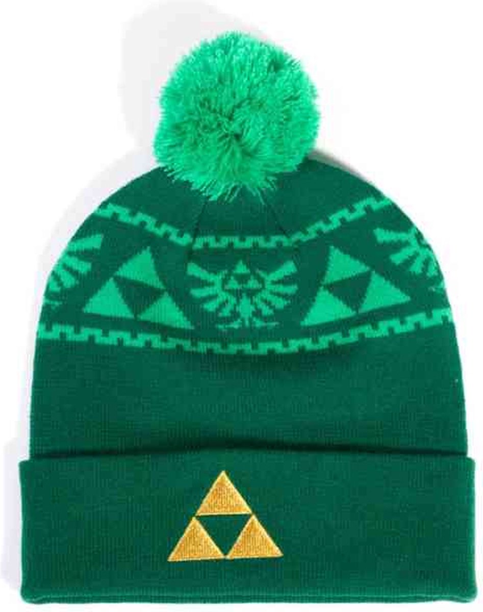 Zelda - Triforce Rollup Beanie