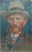 Zelfportret, Vincent van Gogh - Foto op Forex - 100 x 150 cm